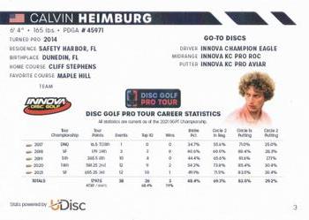 2022 Disc Golf Pro Tour #3 Calvin Heimburg Back
